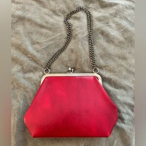 Elegant Small Red Women's Handbag